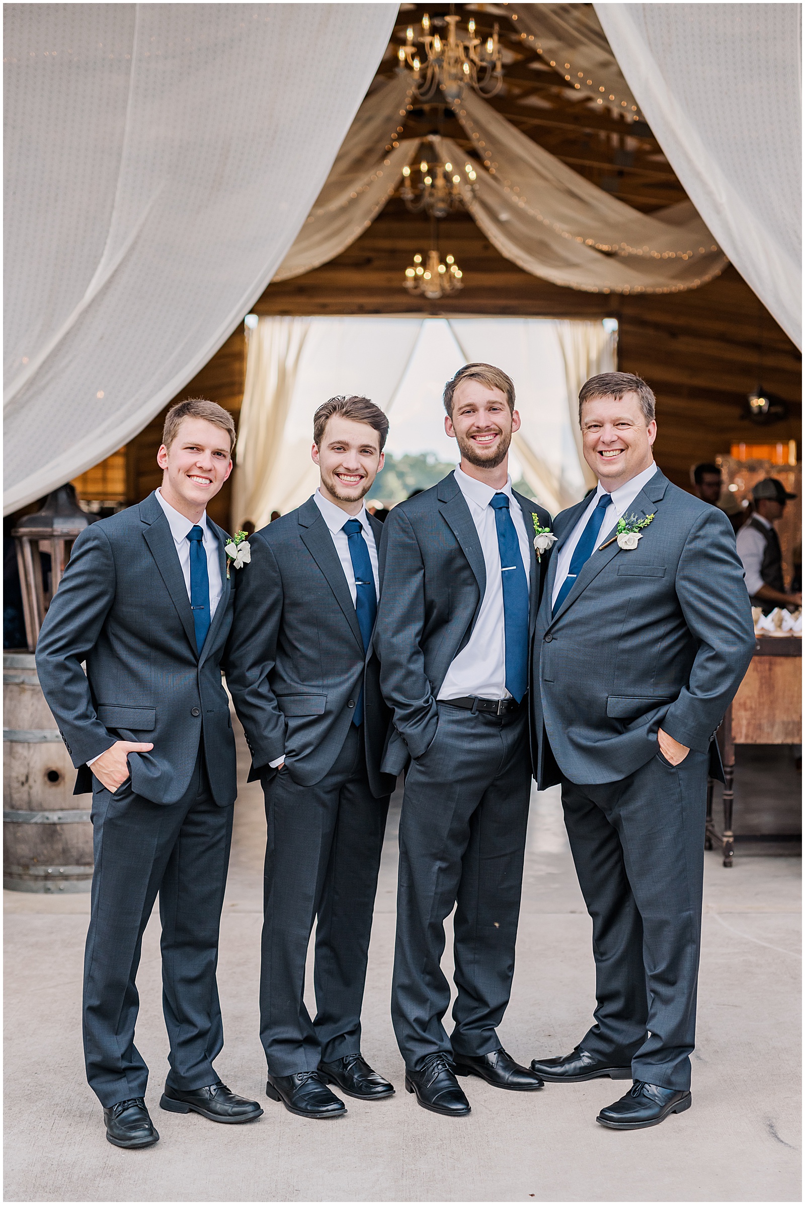 grey suits groomsmen